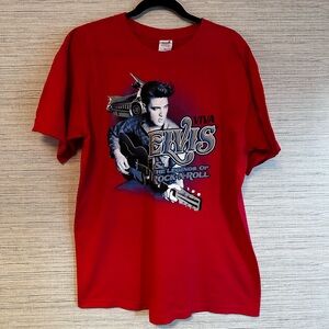 Mens Viva Elvis and the Legends of Rock 2007 Memphis to Vegas to VA Beach SZ LG